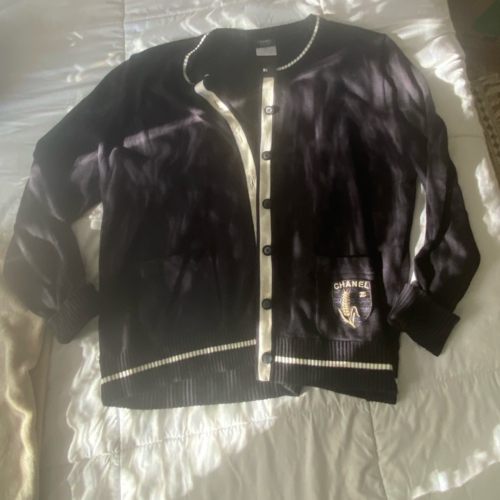 Chanel oversized uniform cardigan